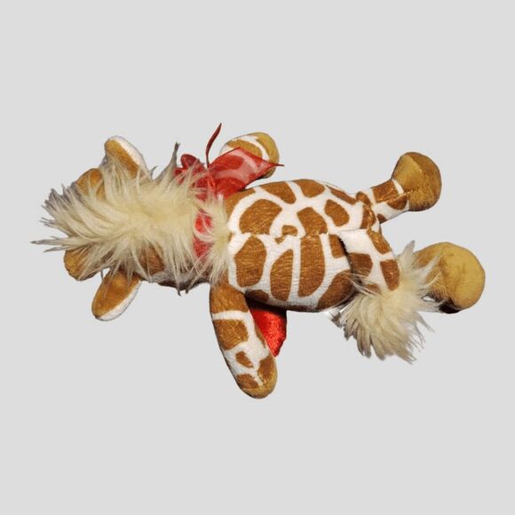 2 Plush Stuffed Animal Toys Bear and Giraffe Valentine's Day Love Plushland - Picture 6 of 10